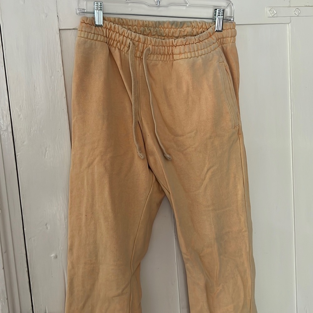 Pre-loved peach talentless large sweatpants